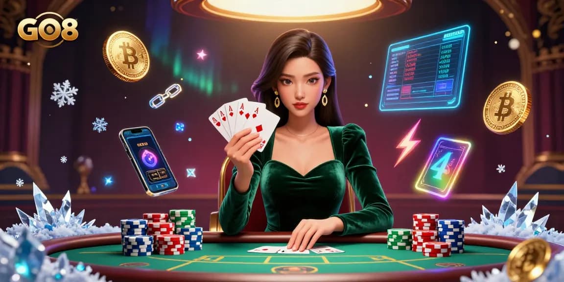 Win big at GO8 casino while enjoying a dynamic poker scene filled with vibrant game elements.