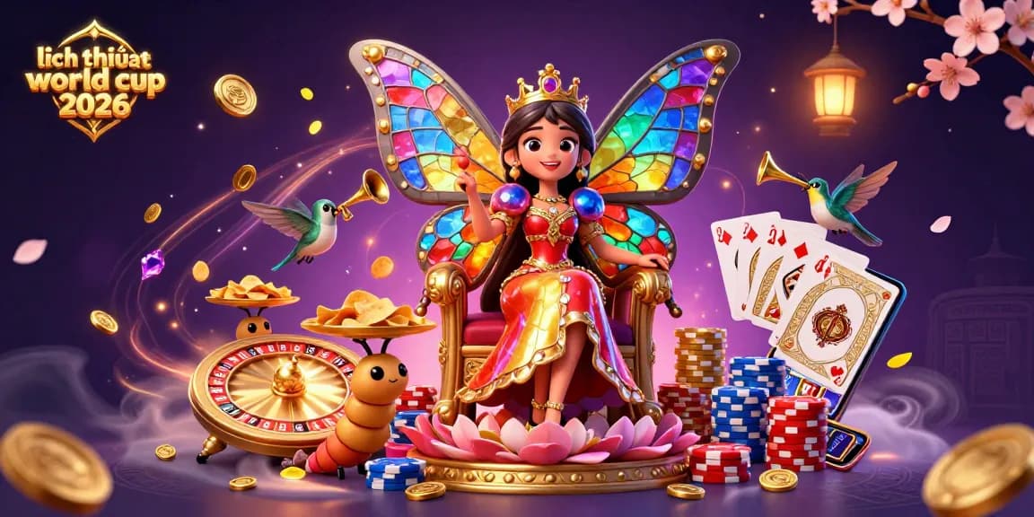 Experience exciting moments with the stunning lịch thi đấu world cup 2026 illustration featuring magical casino elements.