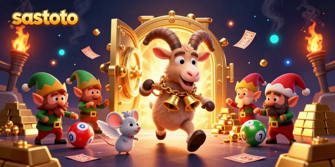 Sastoto engages players in a lively lottery scene filled with excitement and treasure.