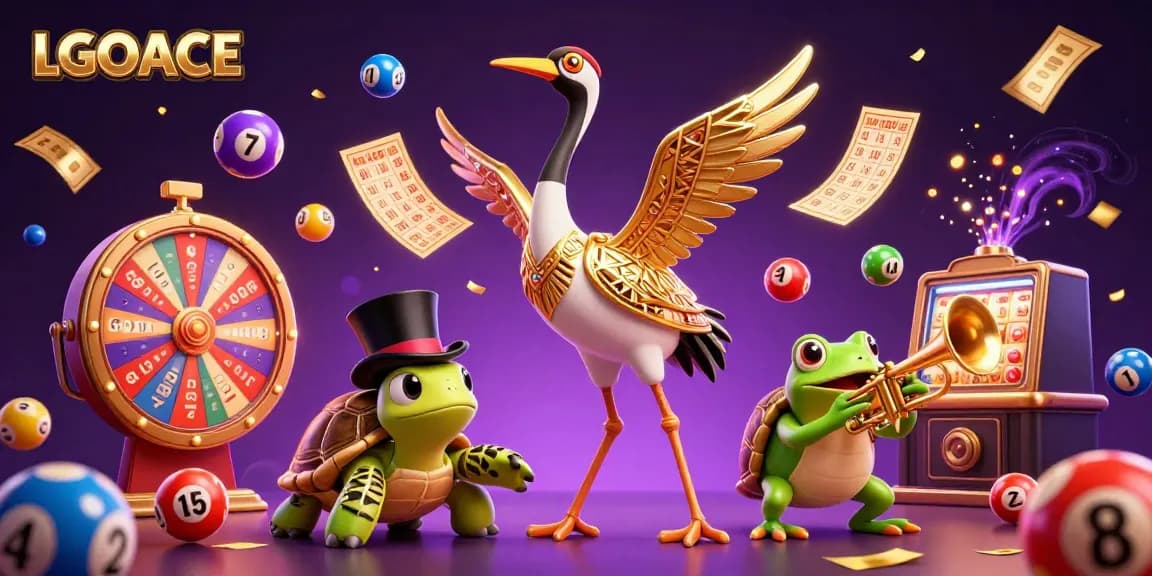 LGOACE engages players with vibrant lottery games featuring lively characters and dynamic elements.