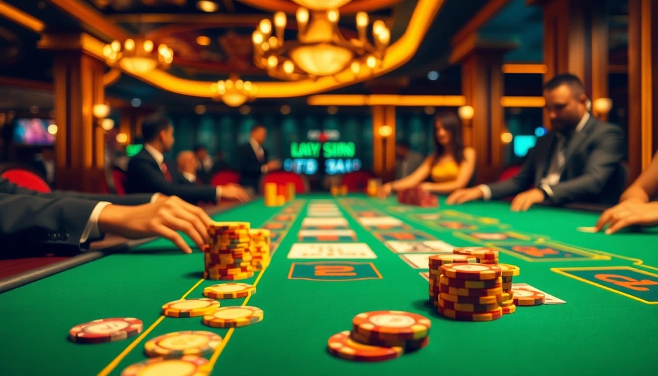 Mainkan Akun Depo 5k di meja kasino yang mewah dengan suasana berkelas.