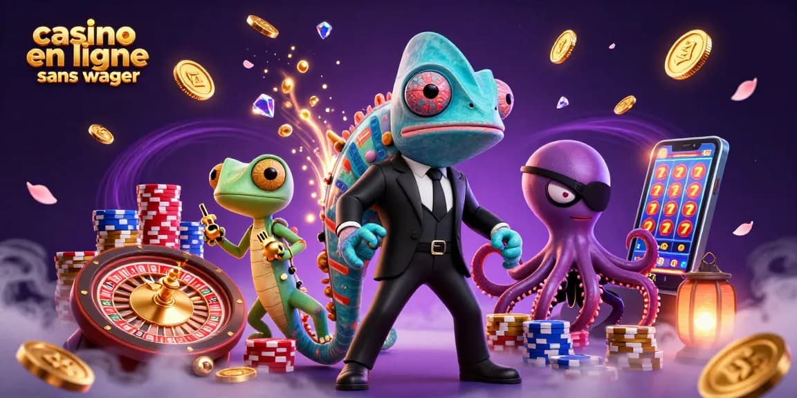 Jouez sur le casino en ligne sans wager avec des personnages colorés et des jeux captivants
