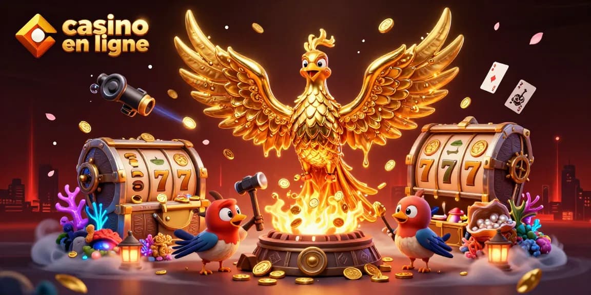 Visitez un casino en ligne tout en remportant des gains avec des symboles sous-marins colorés.