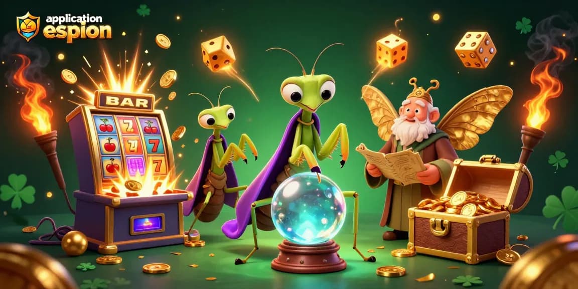 Application espion : détectez les logiciels malveillants dans une ambiance de casino mystique.