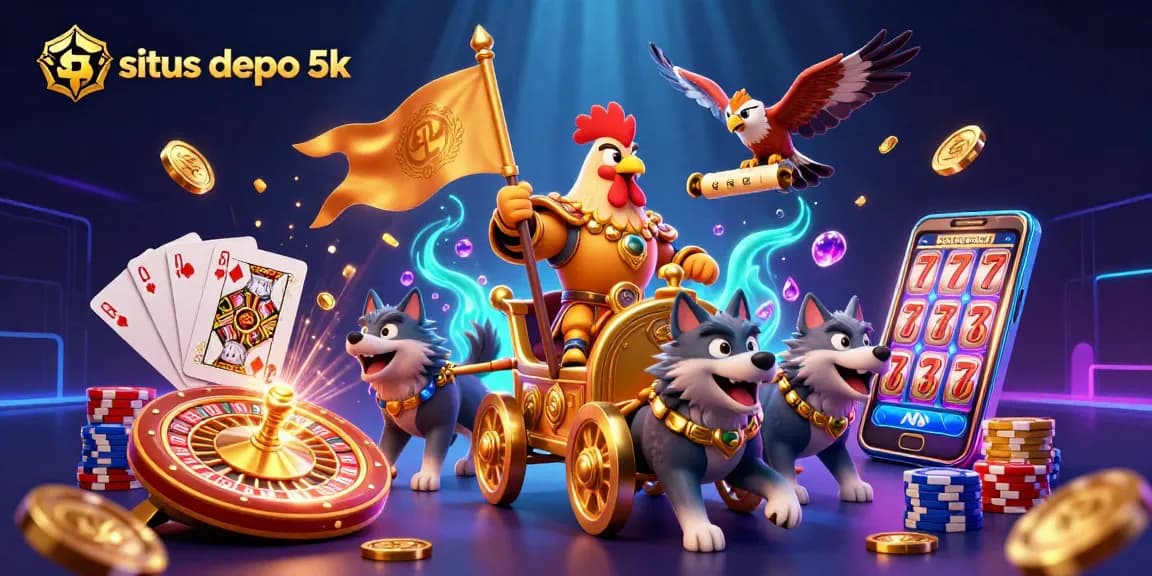 Permainan menarik di situs depo 5k dengan fitur slot yang menggiurkan dan potensi kemenangan besar.