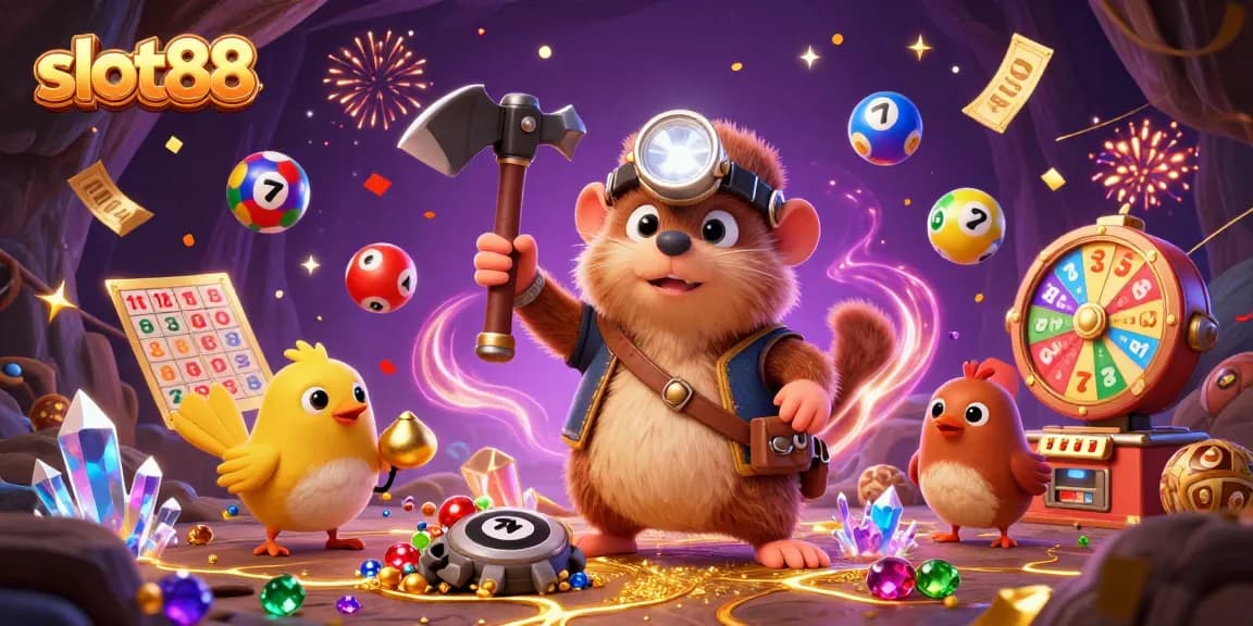 Mencoba peruntungan di slot88 dengan petualangan mole penambang mengumpulkan harta berkilauan.