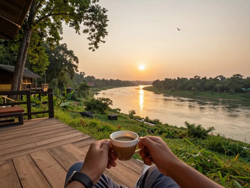 Dandeli resorts packages with serene river view and tranquil atmosphere for nature lovers.