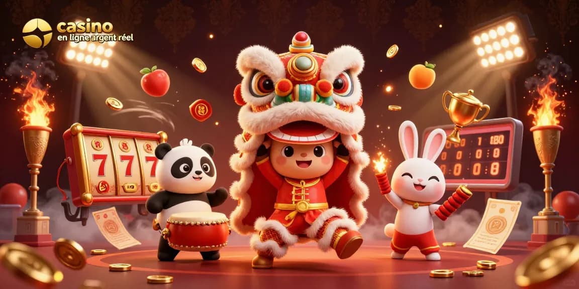 Rejoignez l'excitation du casino en ligne argent réel alors que des personnages colorés dansent et célèbrent avec des éléments de jeu vibrants !