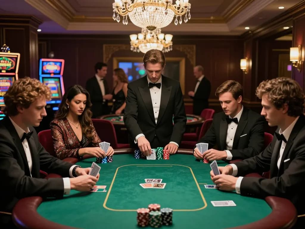 Engaging in competitive poker at F8BETz high-stakes table with exciting gameplay.