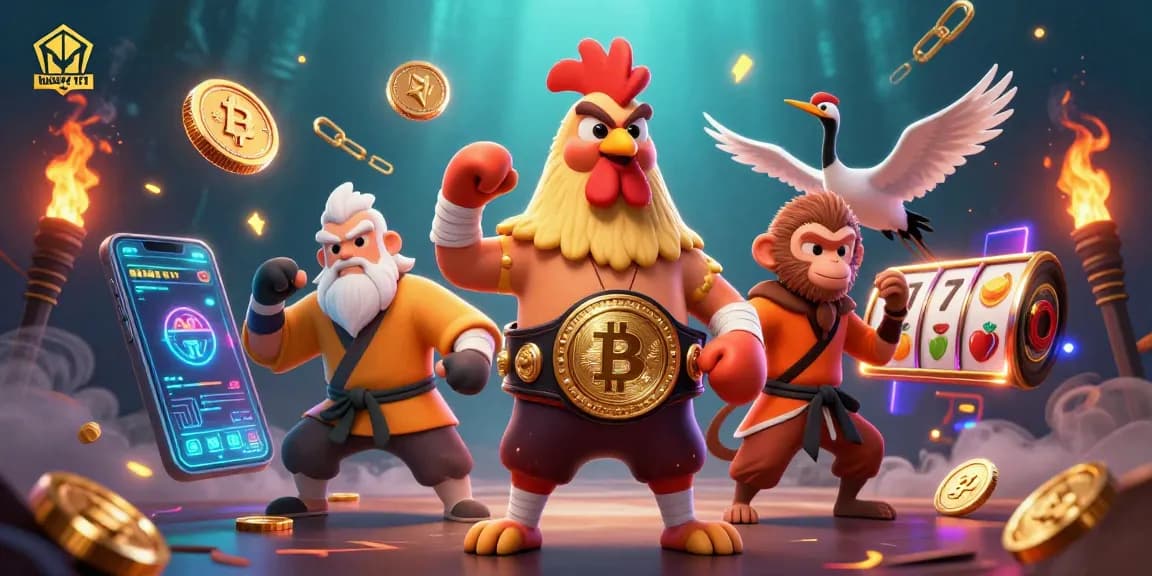 Experience luxury 111 in a vibrant 3D casino-themed illustration with dynamic characters and gaming elements.