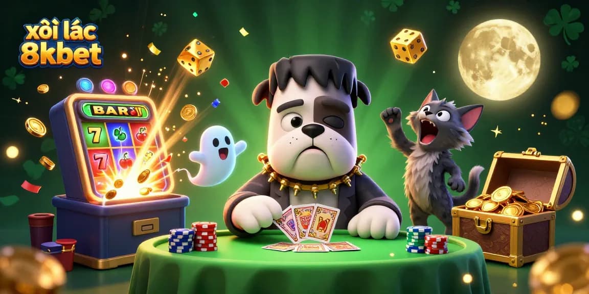 Experience xôi lạc 8xbet through an exciting 3D casino scene filled with vibrant characters and dynamic game elements.