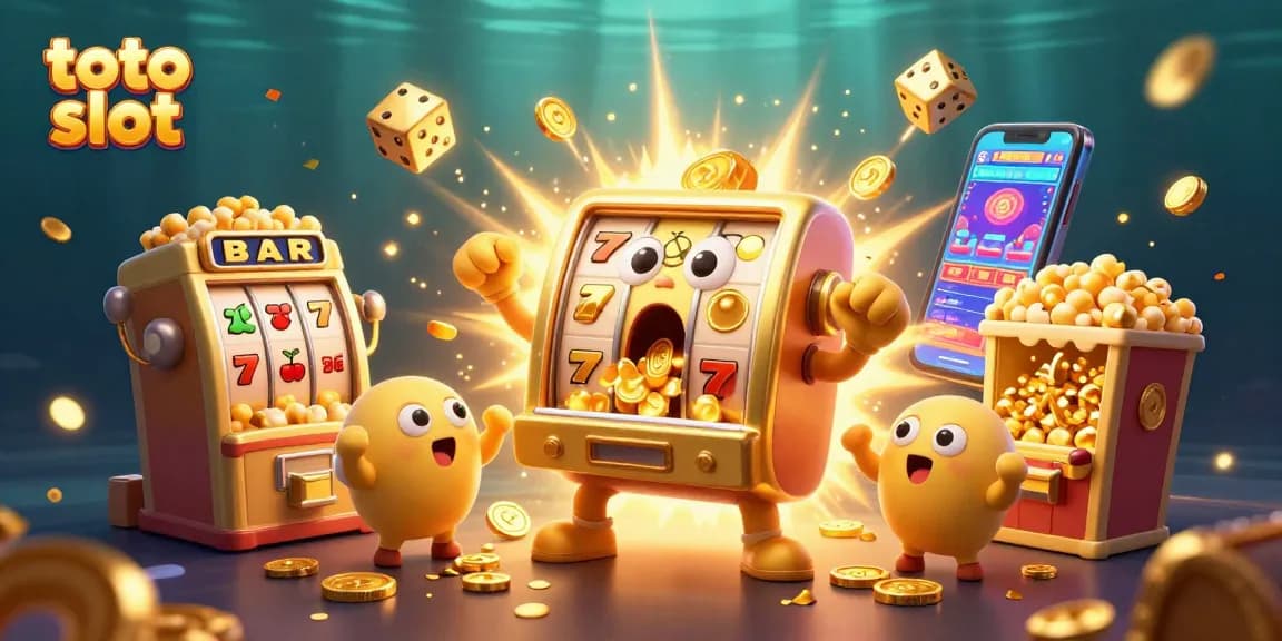 Experience the excitement of toto slot jackpots with vibrant animated slot machines celebrating wins!