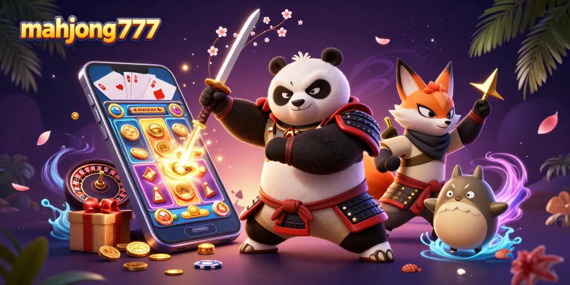 Engage with mahjong777 as fierce samurai panda and ninja fox bring excitement to the slot gaming scene.