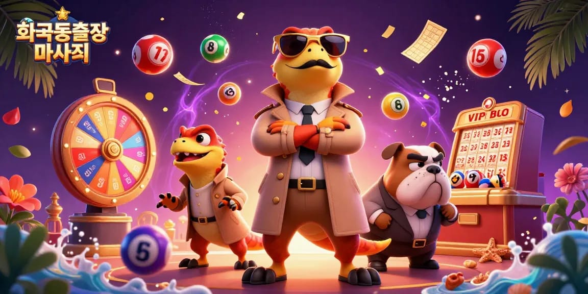 Experience the thrill of 화곡동출장마사지 with lively characters in a vibrant casino atmosphere.