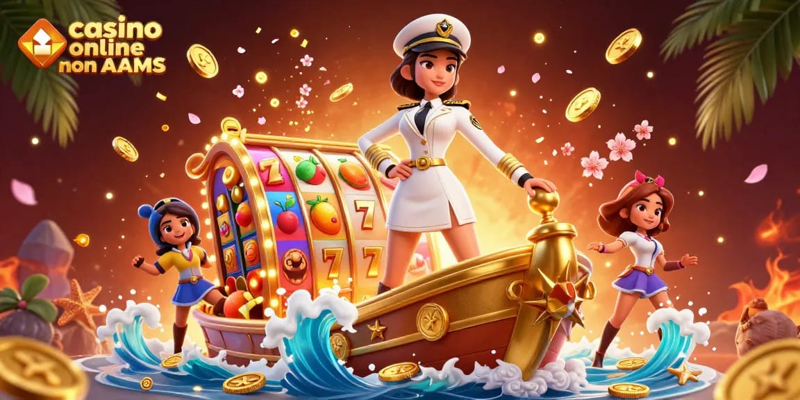 Scopri un gameplay coinvolgente nei casino online non AAMS con vivaci personaggi 3D e elementi di slot vibranti.