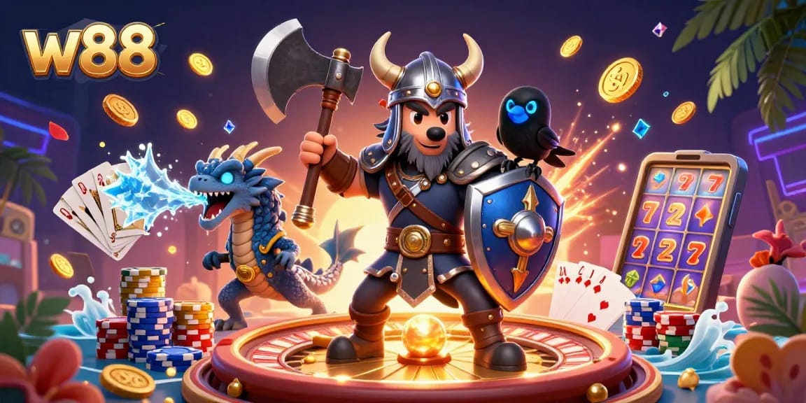 w88 chơi cá cược đa dạng tại W88club, nơi những trải nghiệm game sống động nhất chờ đón
