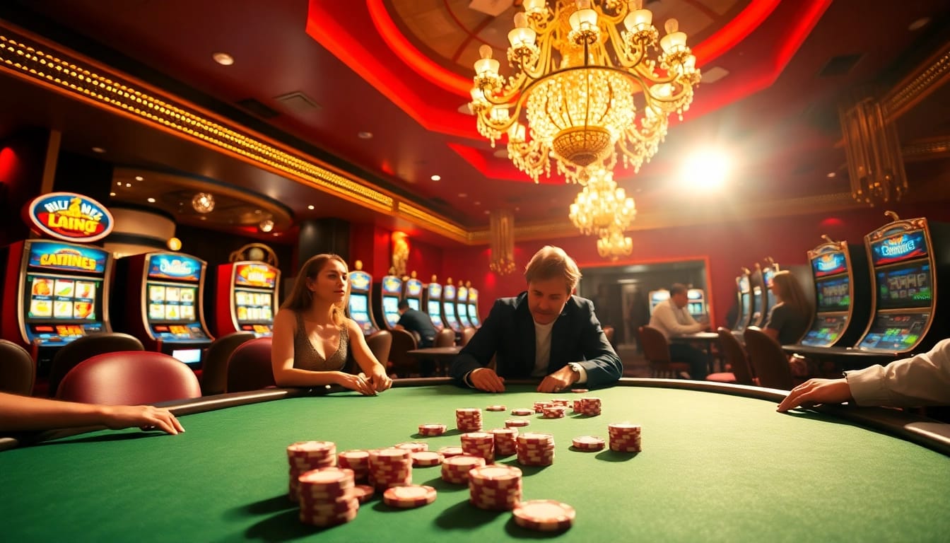 Tari taruhan mendebarkan di meja poker bbni4d dengan pemain bersemangat.