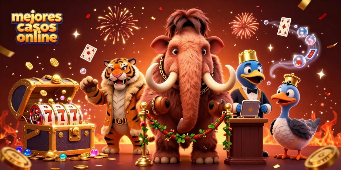 Descubre los mejores casinos online con un bouncer mamut y un VIP en un evento divertido.