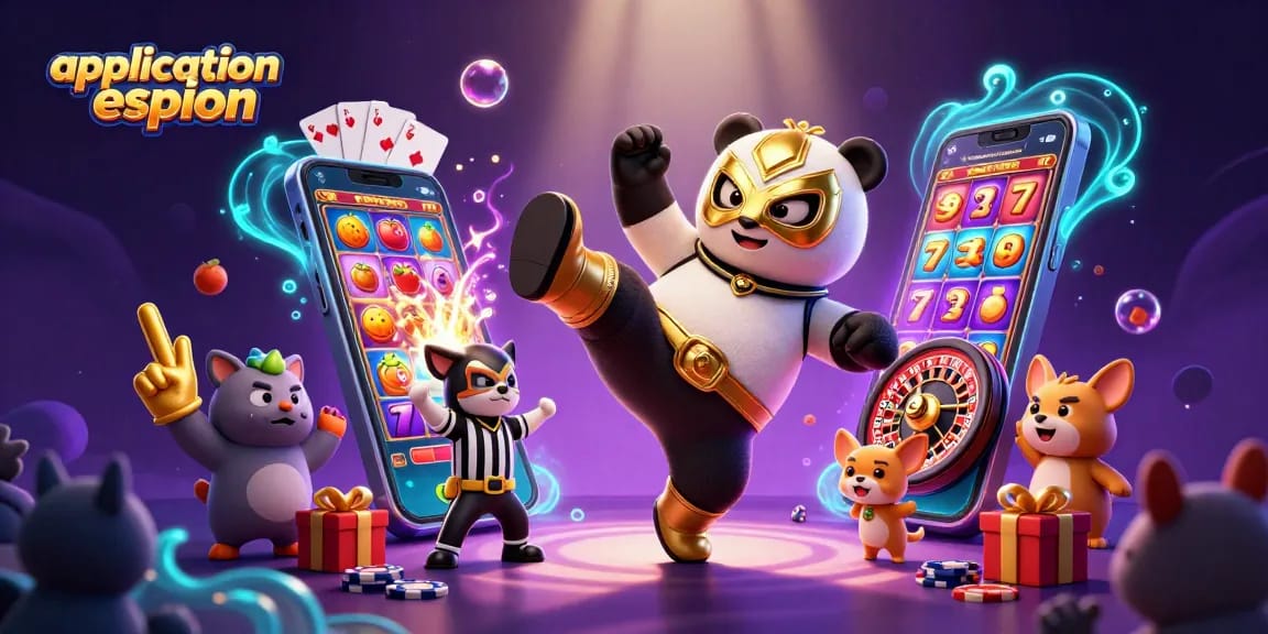 Lancez l'application espion pour repérer les jeux de casino tout en profitant d'une scène ludique colorée.
