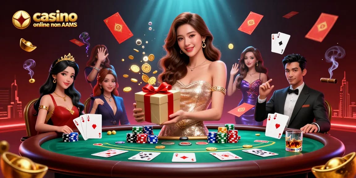 Scopri l'emozione del casino online non AAMS con un'atmosfera festosa e giochi mozzafiato.