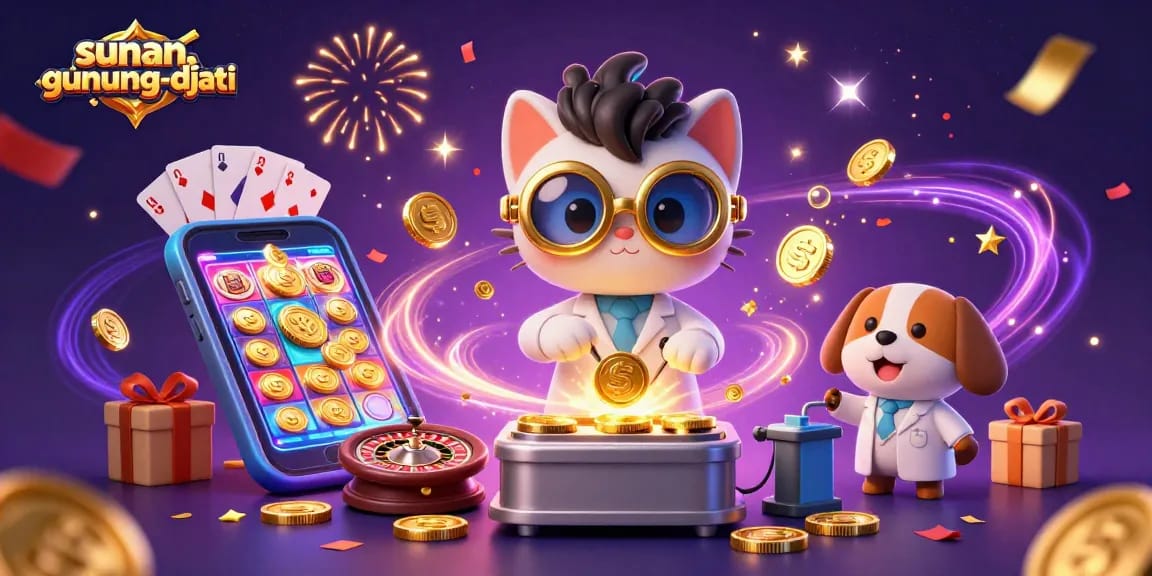 Permainan slot interaktif di sunan-gunung-djati dengan karakter lucu dan efek keemasan yang menakjubkan.
