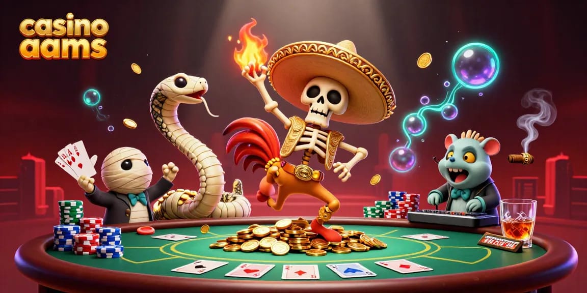 Vincere nei casino non AAMS mentre il gallo mariachi balla sulle monete d'oro.