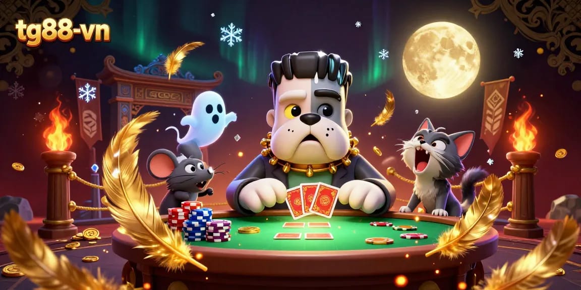 Experience thrilling gameplay with tg88-vn's colorful casino characters and enchanting elements.