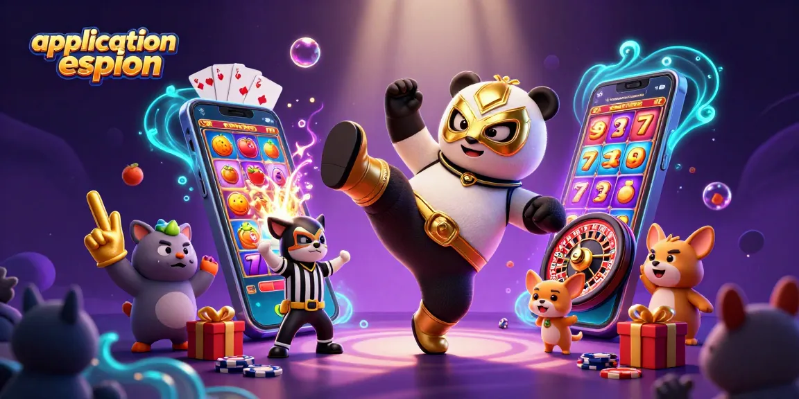 Lancez l'application espion pour repérer les jeux de casino tout en profitant d'une scène ludique colorée.