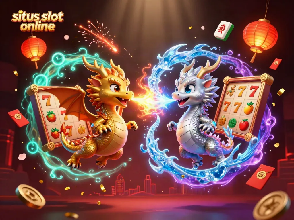 Menggali keseruan situs slot online dengan simbol keberuntungan dalam ilustrasi 3D yang dinamis dan kaya warna