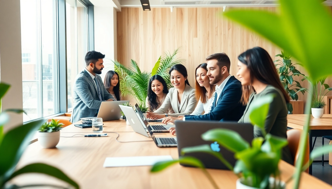 Aktuelle Besprechung bei https://alvionz.de/ mit einem professionellen Team in einem modernen Büro.