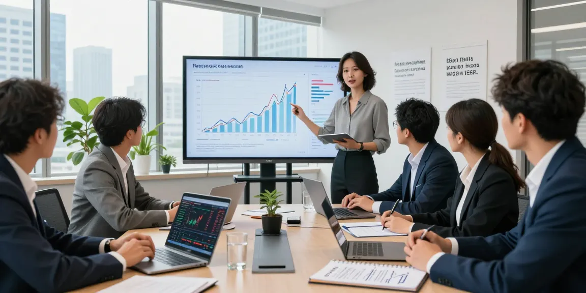 Finance professionals collaborating on strategies for Third Eye Capital in a modern office setting.