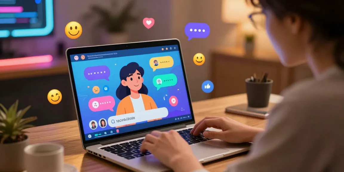 Engaging nsfw ai chat scene illustrating vibrant interactions in a digital environment.