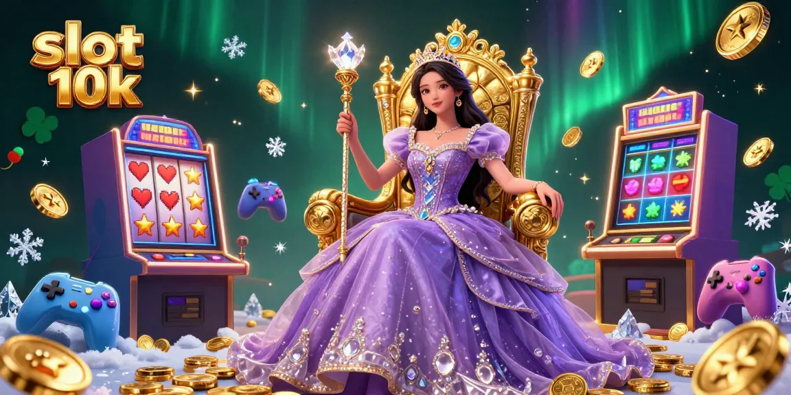 Spin vibrant slot 10k machines with a captivating Asian princess in a golden coin throne.