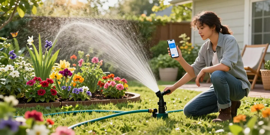 Efficiently using the rainpoint sprinkler timer to optimize garden watering and plant growth.