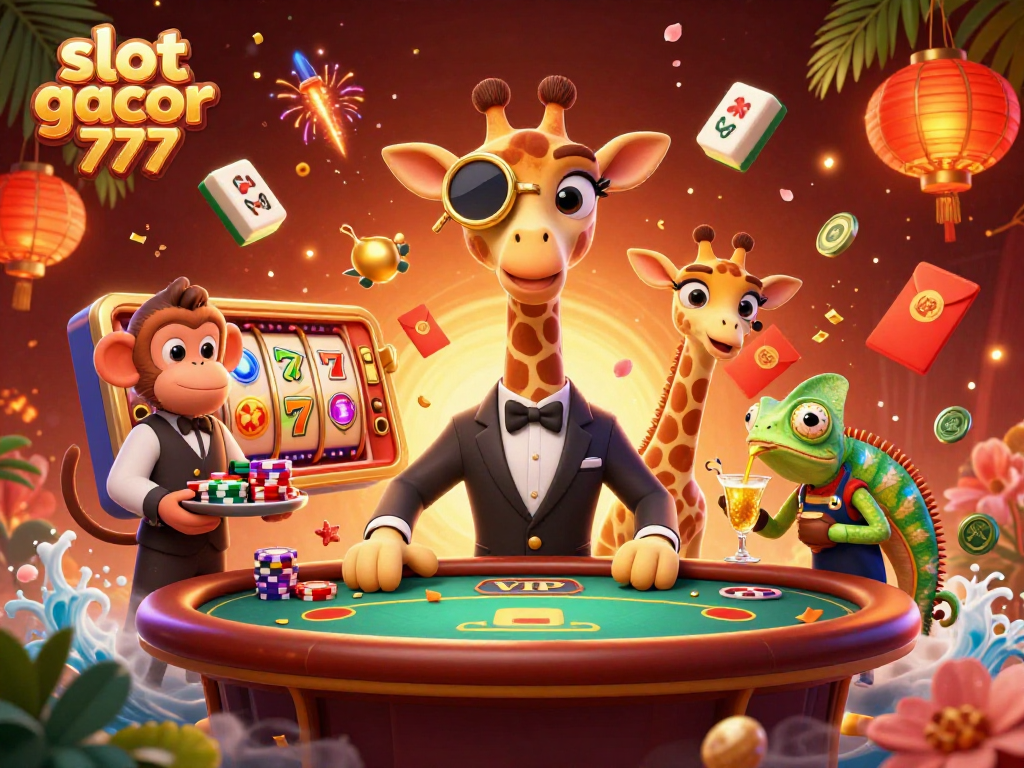 Experience the excitement of slot gacor 777 with engaging characters and vibrant casino elements.