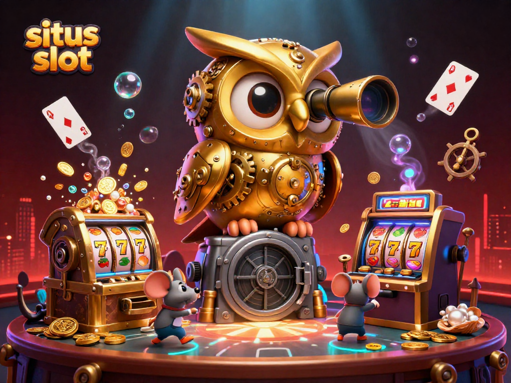 Menyaksikan slot yang menggiurkan di situs slot dengan karakter burung hantu emas serta harta benda bawah laut yang memikat.