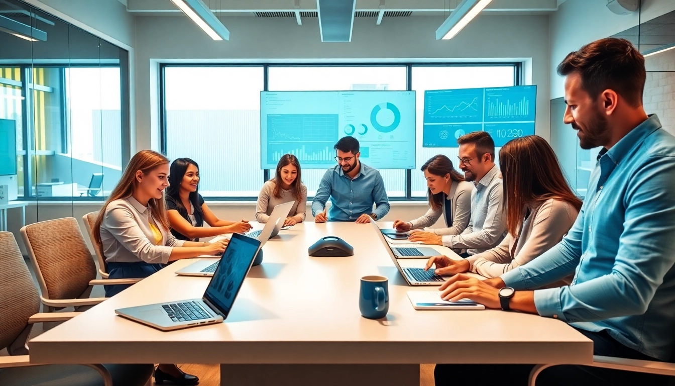 Leading msp companies near me showcase expert team collaboration in a modern office space.
