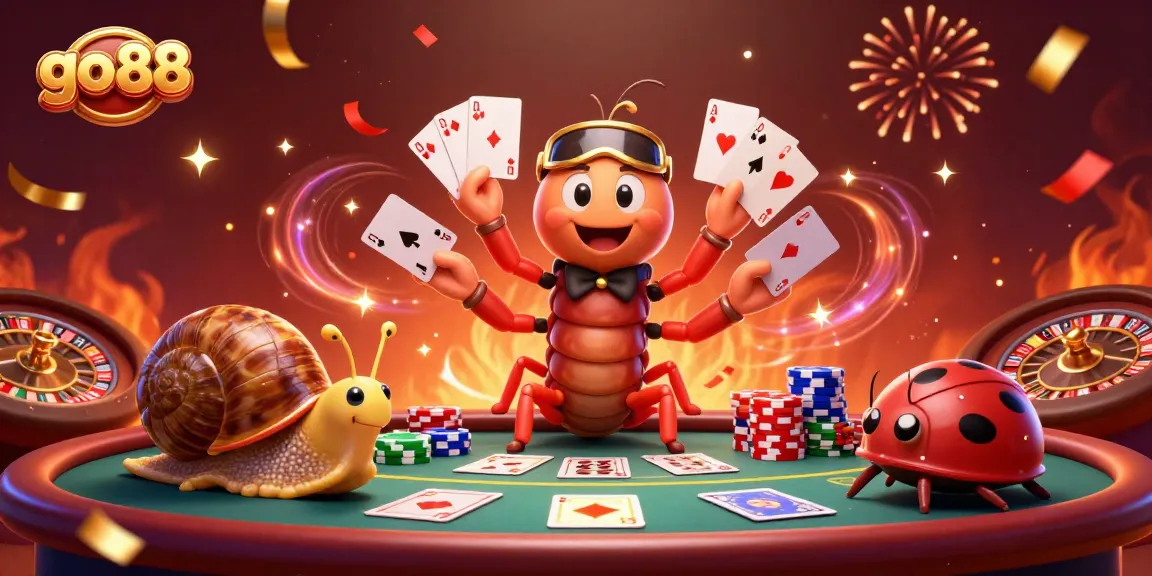 Engage with the lively action of go 88 at the casino featuring vibrant characters and festive elements.