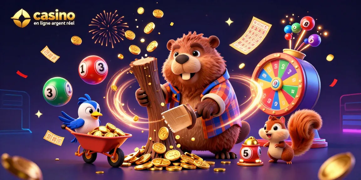 Jouez dans un casino en ligne argent réel avec des personnages amusants dans un monde de jeux.