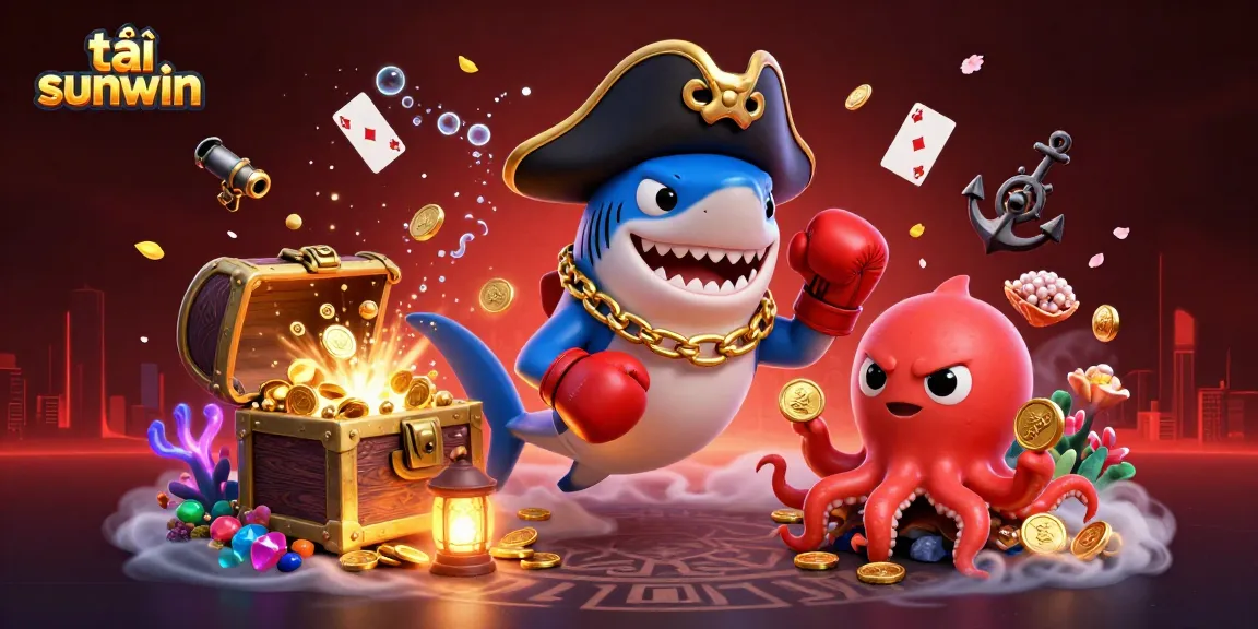 Experience strategic fun with tải sunwin in this vibrant casino-themed 3D illustration.