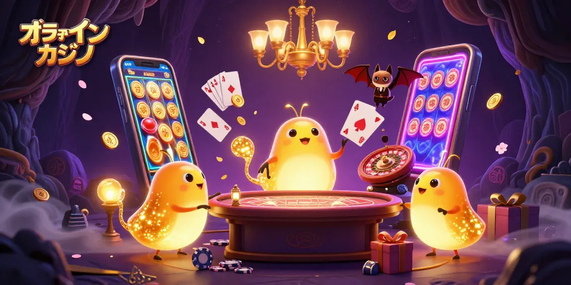 オンラインカジノで楽しむカジノゲームを照らす光るミミズたちの活躍シーン