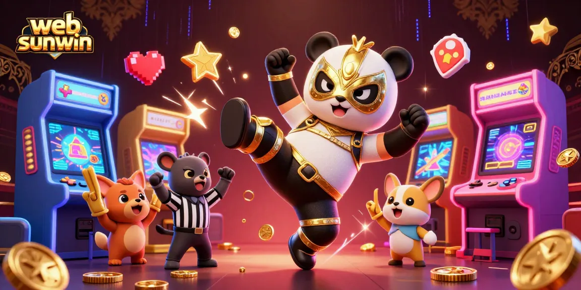 Experience thrilling action with web sunwin through a vivid casino-themed illustration.