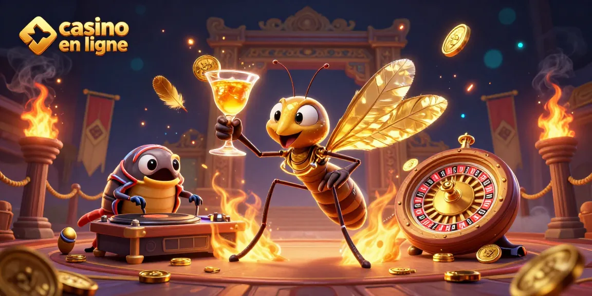 Jouez au casino en ligne avec un sculpteur de la préhistoire vibrant dans une ambiance de fête.