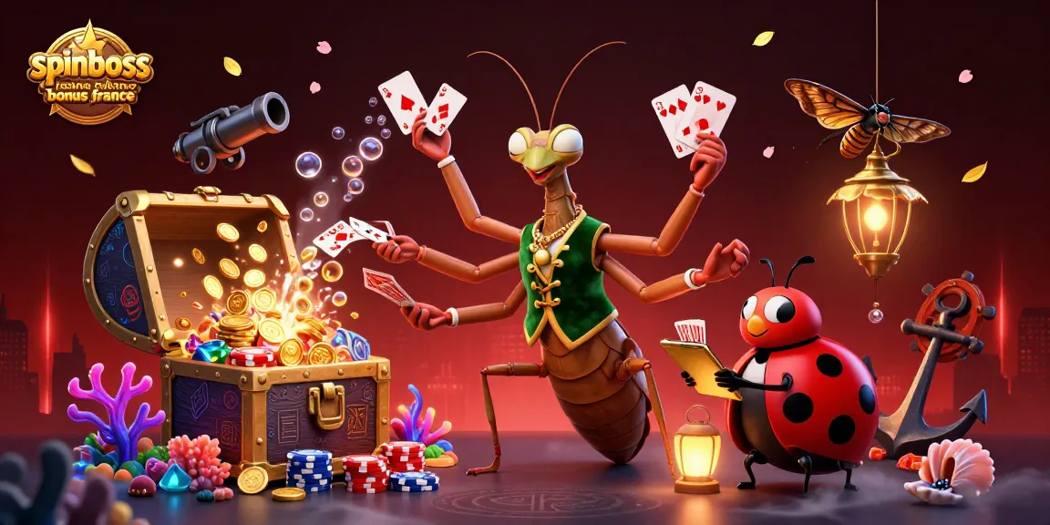 Actionner le bonus SpinBoss Casino Bonus France avec des jeux captivants dans ce visuel dynamique.