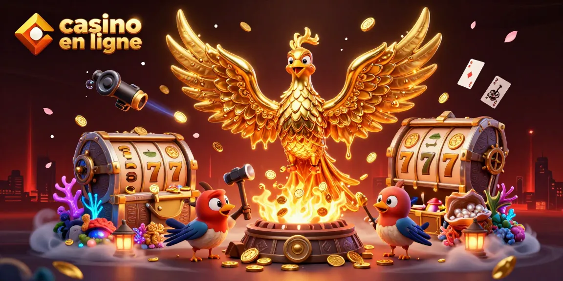 Visitez un casino en ligne tout en remportant des gains avec des symboles sous-marins colorés.