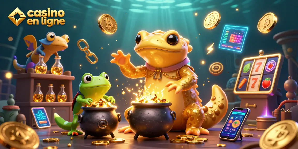 Gagnez des jetons avec ce casino en ligne animé de richesses et de magie financière.