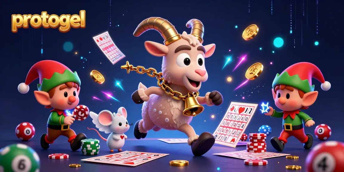 Experience lottery excitement at protogel with dynamic characters engaging in games and thrilling action.