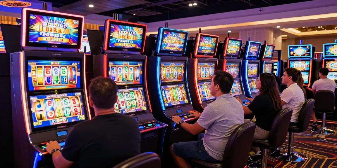 Slot online yang seru di NAGAHITAM303 menampilkan mesin slot gacor dengan pemain antusias.