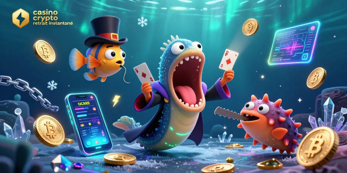 Jouez au casino crypto retrait instantané avec des gains rapides grâce à nos héros animés marins.