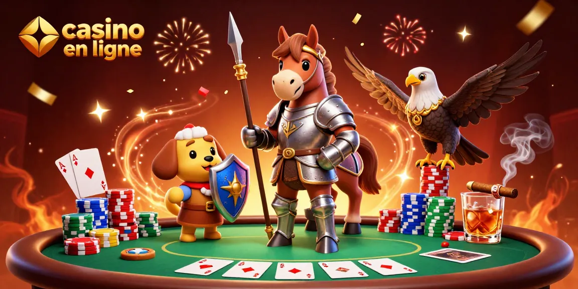 Jouez au casino en ligne avec des personnages énergiques dans un décor féérique et festif.